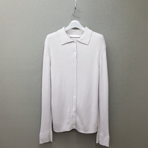 ORR 오르 울 100% 니트 카라 가디건 L사이즈