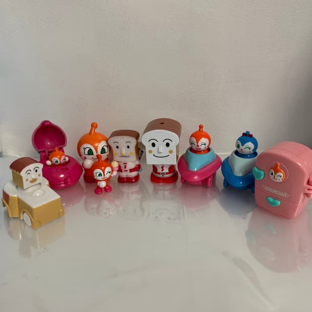 중고) 호빵맨 피규어 일괄