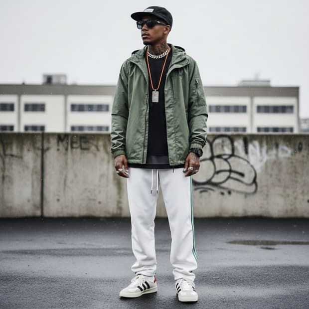 [2008 레어/일본판] 아디다스 그라데이션 삼선 스트링 팬츠