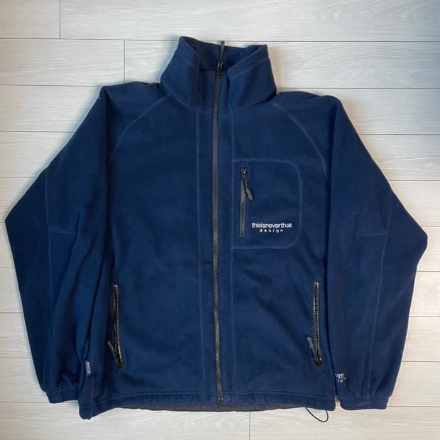 Thisisneverthat 폴라텍 플리스 집업 자켓 네이비