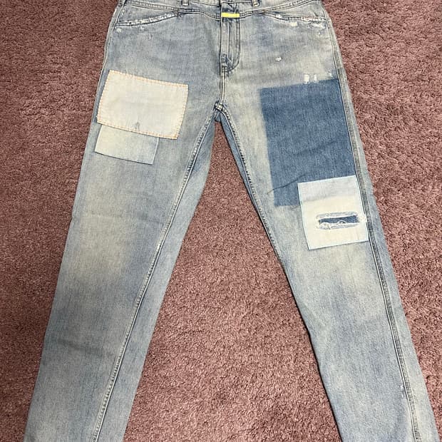 CLOSED 데미지 데님 팬츠