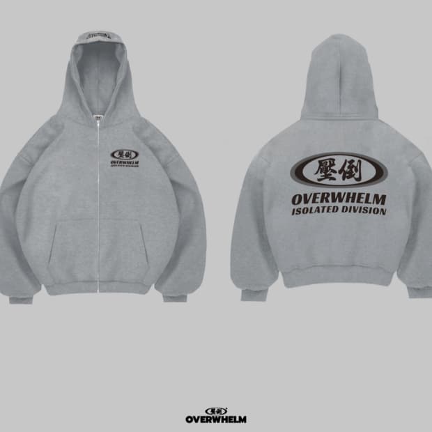 압도 더블써클 후드집업 미개봉 새상품