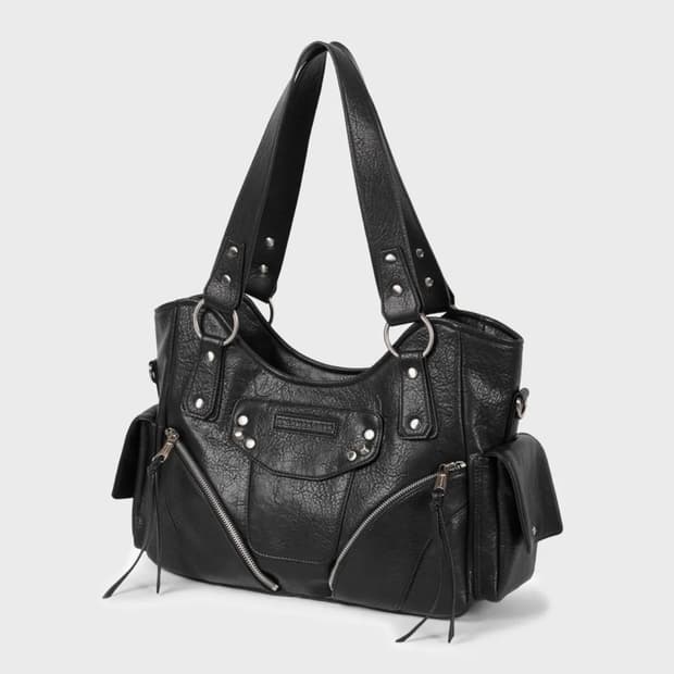 이우가마카라스 Studded leather shoulder bag