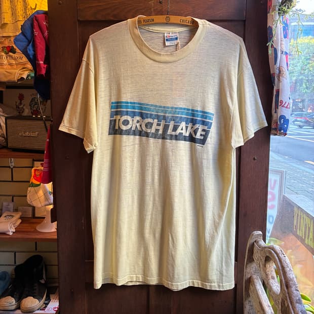 80s Torch Lake Graphic Tee Made in USA
