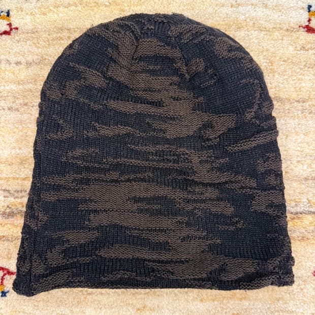 빈티지 카모 비니