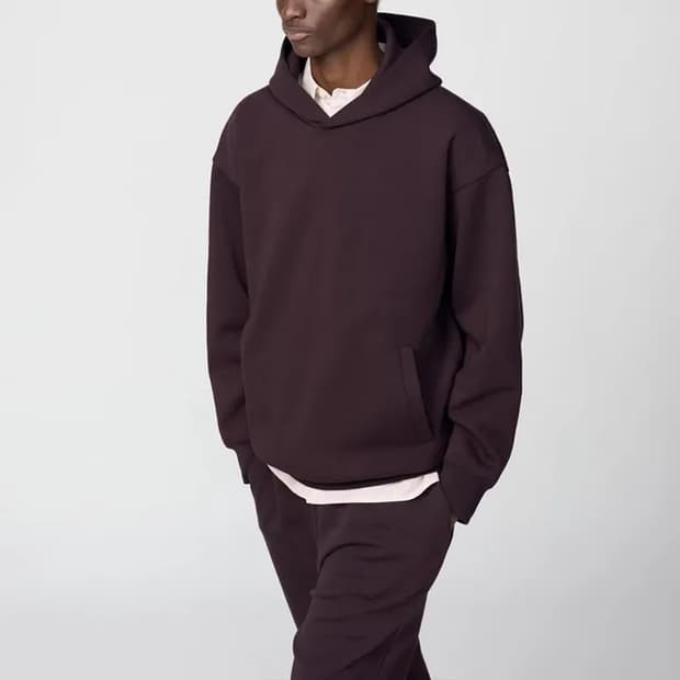 유니클로C 후드티 브라운 (S)