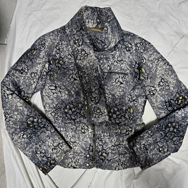 10s 겐조 플라워 패턴 여성 패딩 자켓 36
