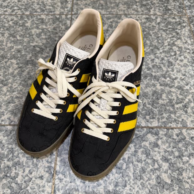 구찌 가젤 블랙 옐로우 9사이즈(280)