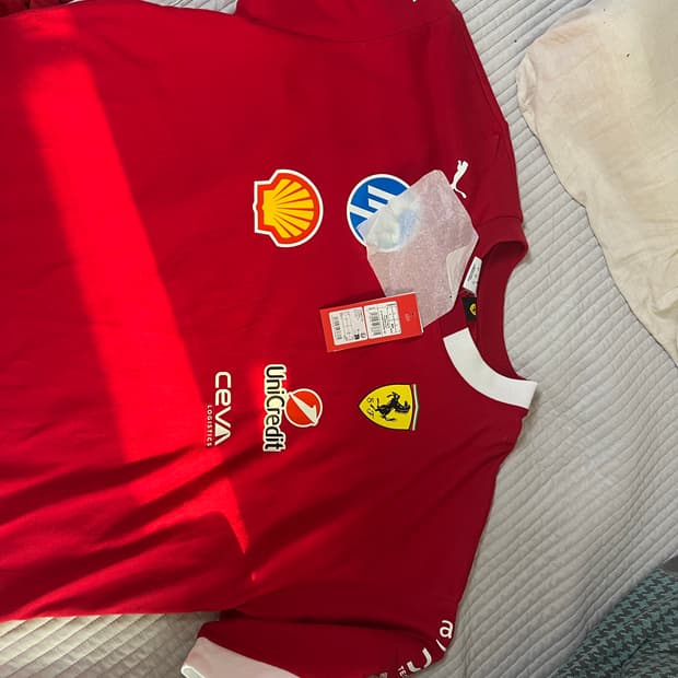 F1 페라리 오버사이즈 티셔츠 (새상품)