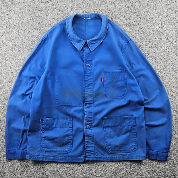 빈티지 3포켓 프렌치 워크 자켓 (XL추정) / 11505