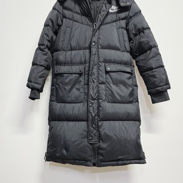 나이키키즈 블랙 롱패딩
