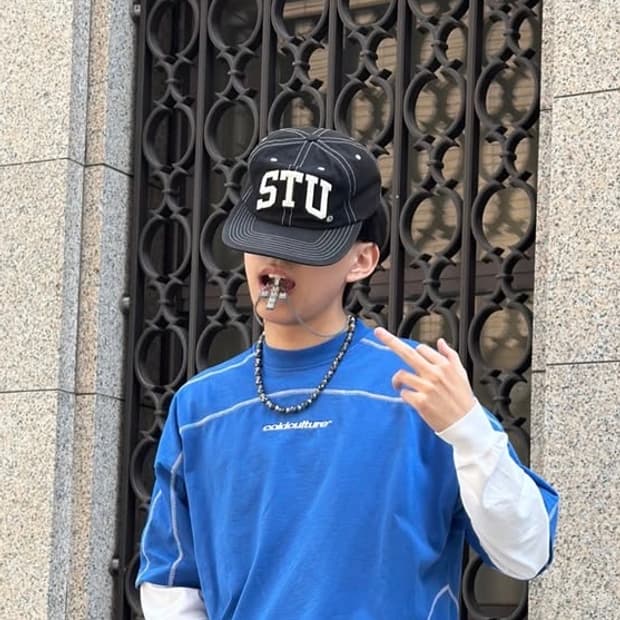 스투시 스투 아치 스트랩백 캡