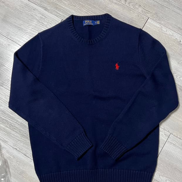 폴로 네이비 니트 M 새상품 