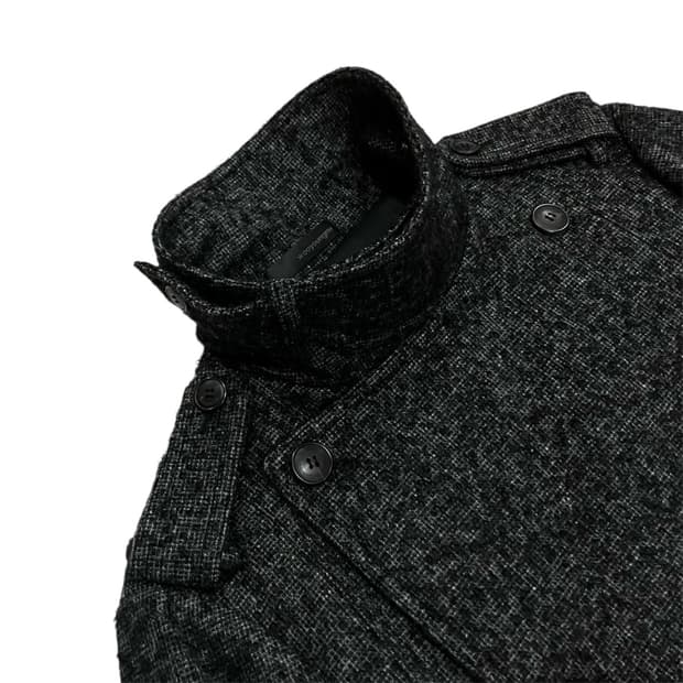 wooyoungmi 우영미 울 모직 더블 피코트 하프 코트 48