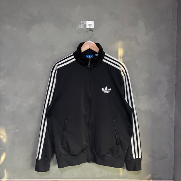 아디다스 파이어버드 져지 트랙탑 블랙