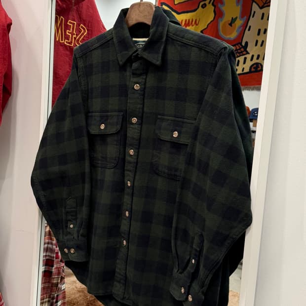 00s Field & Stream 빈티지 플란넬 체크 셔츠