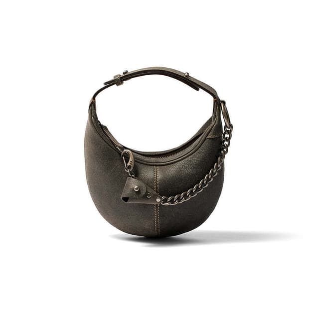 (새상품)openyy LEATHER MOTO HOBO BAG