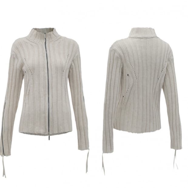 나체 베이지 집업