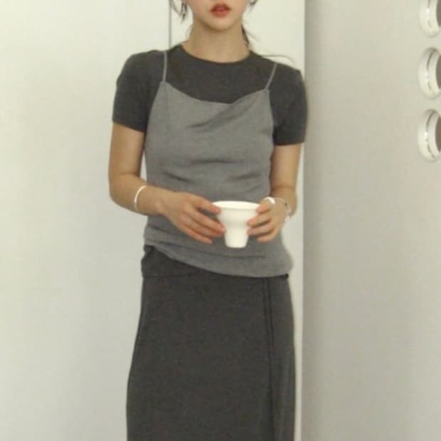 le17septembre kate silk top 슬리브리스 르917