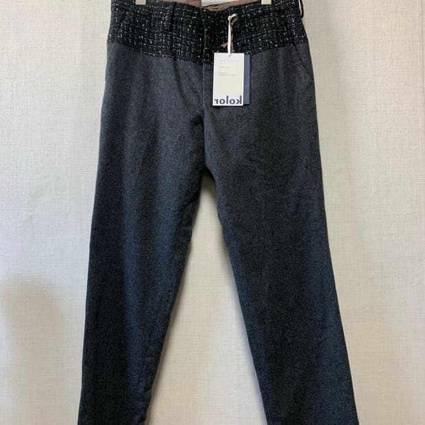 kolor 울 팬츠 슬랙스