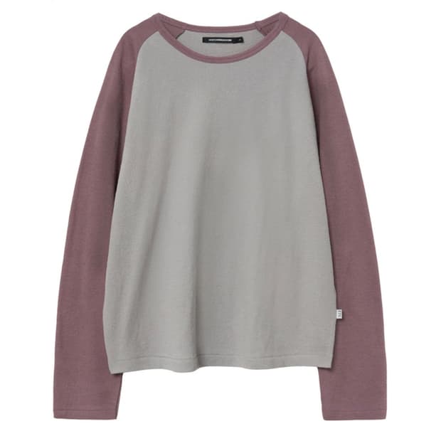 해칭룸 Raglan Tee Dark Pink/Grey 2사이즈 거의새상품