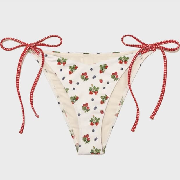 TIE SIDE BIKINI BOTTOM (MIX BERRY)