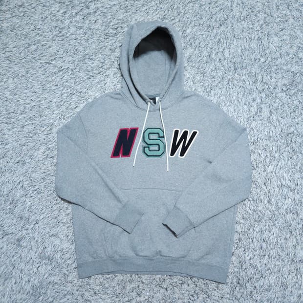 나이키) L 남자 오버핏 기모 후드티셔츠 / 왕눈이샵