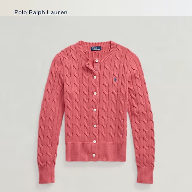 폴로 랄프로렌 케이블 니트 가디건 S사이즈 새상품