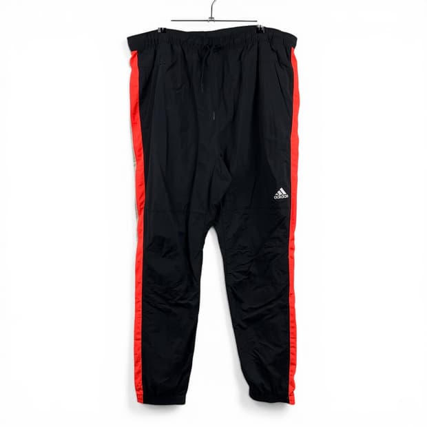 (L) 아디다스 사이드테잎 우븐 조거 팬츠 블랙
