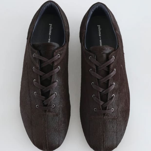 [36,37,38]팔로마울 Miles 헤어리 스니커즈/브라운