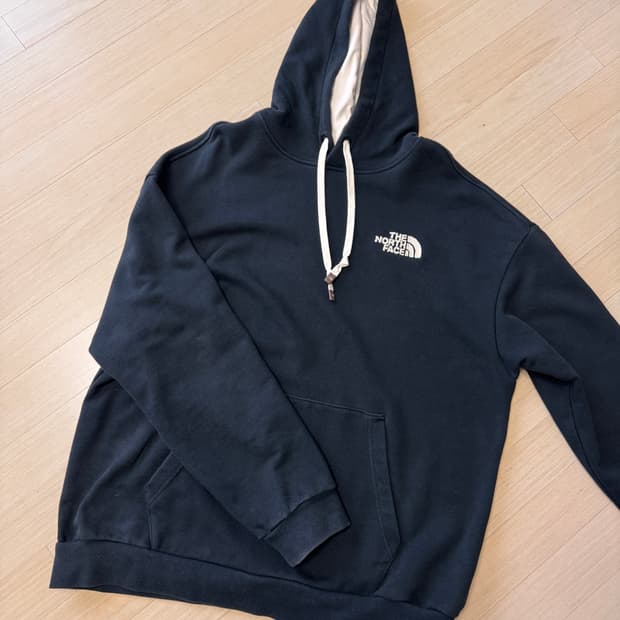 노스페이스 후드티 블랙 XL사이즈