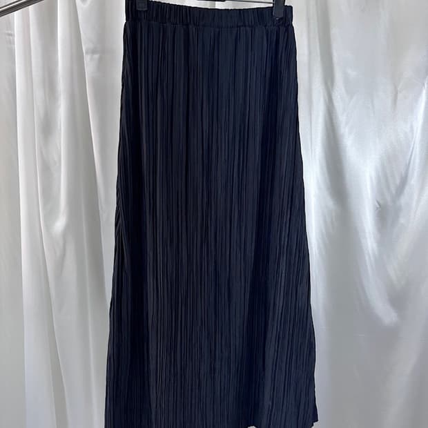 Vintage pleats long skirt