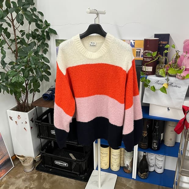 아크네 스튜디오 알파카 니트 L