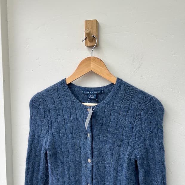 16521 - 폴로 랄프로렌 케이블 울 가디건 (캐시미어 혼방)