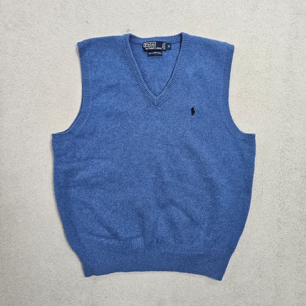 폴로 랄프 로렌 램스울 니트 베스트 M