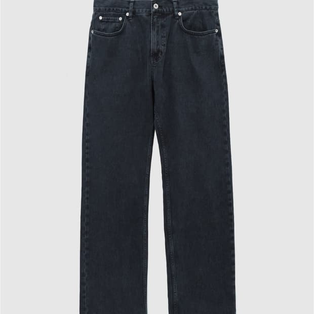 8division rtw 세미 플레어핏 데님 흑청