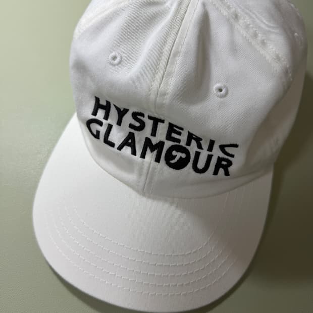 hysteric glamour 히스테릭글래머 캡 모자 화이트
