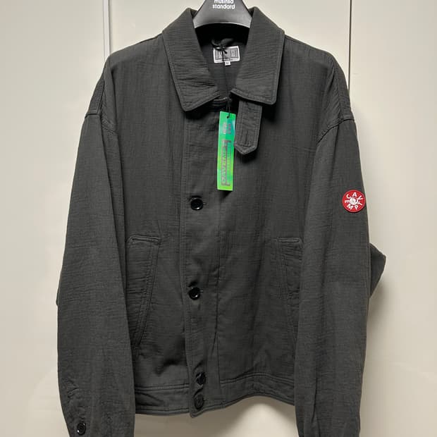 [XL] 카브엠트 소프트 코튼 집 블루종 자켓 차콜 25SS