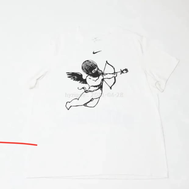 나이키x드레이크 F&F cherub 반팔 흰색 XXL