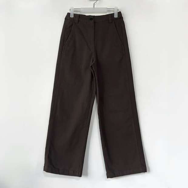 비이커 24 백 밴딩 코튼 팬츠