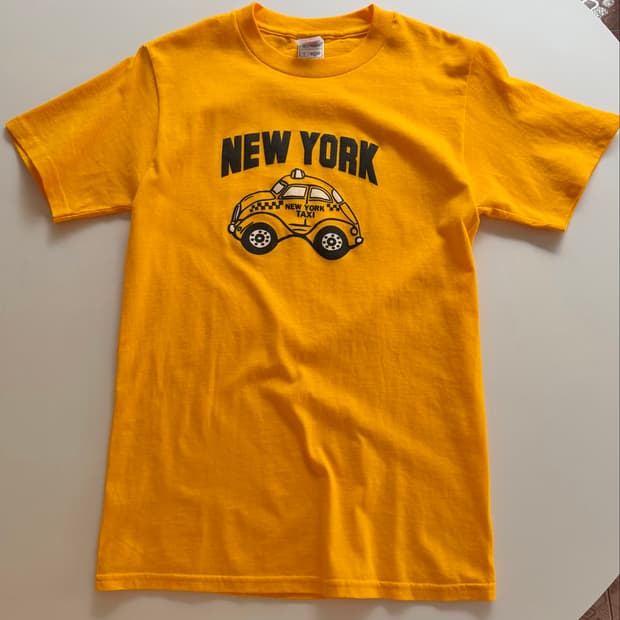 프룻오브더룸 Heavy cotton NYC Taxi 반팔티