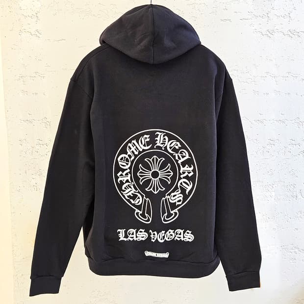 [XL] 미사용 크롬하츠 라스베가스 후드집업 블랙 B1213C140