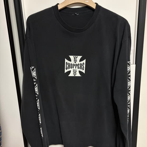 [L~XL] 빈티지 00s 웨스트코스트차퍼스 롱슬리브 블랙