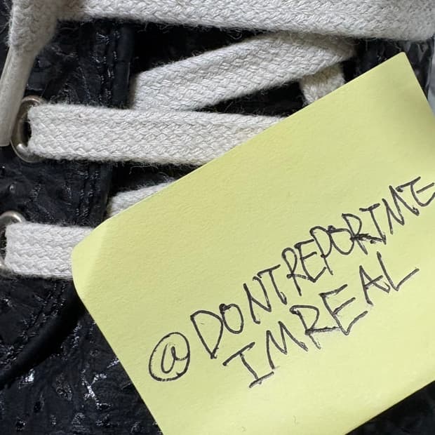 18FW 릭오웬스 라몬즈 로우 릭컨 40사이즈