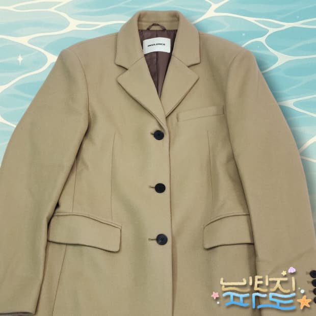 S 인사일런스 우먼 캐시미어 울 맥시 코트