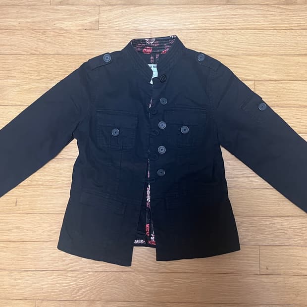 빈티지 버튼 자켓