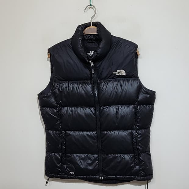 (XL) 노스페이스 눕시 패딩조끼 블랙 700 구스다운 베스트 