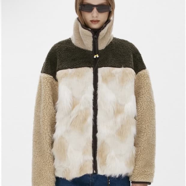 더오픈프로덕트(오픈와이와이) 폭스퍼 후리스 자켓