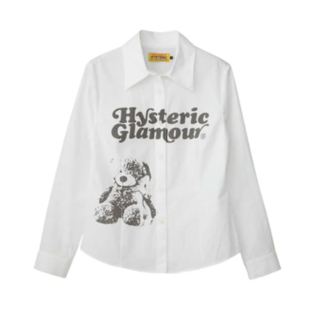 히스테릭글래머 제니 곰돌이 셔츠