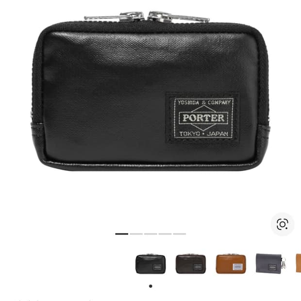 요시다포터 카드지갑 포터 프리스타일 멀티 코인 케이스 블랙